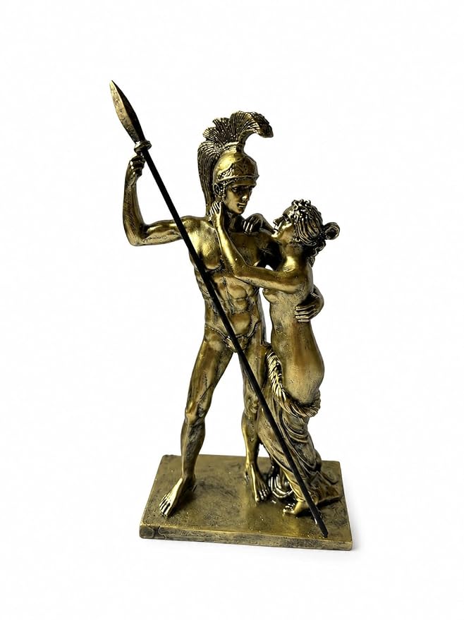Ares & Aphrodite Greek Mythology Sculpted Statue
