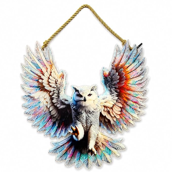 Majestic Owl Wings Hanging Decor